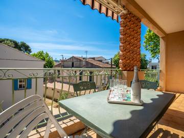 Gîte pour 4 personnes, avec terrasse dans Plage de Saint-Cyr sur Mer Les Lecques