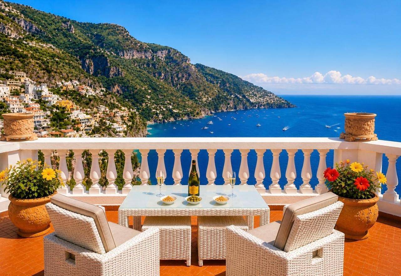 Villa Briganti in Spiaggia Fornillo, Positano