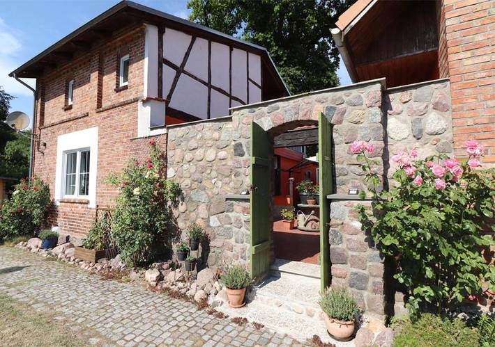 Ferienhaus für 6 Personen, mit Balkon und Terrasse sowie Garten und Ausblick in Satow