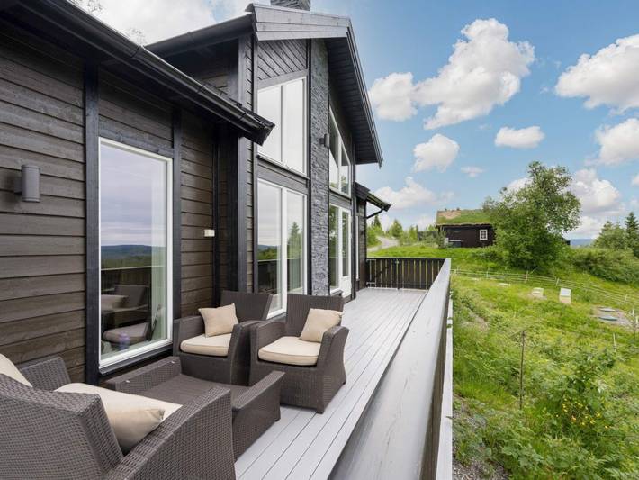 Ferienhaus für 8 Personen, mit Terrasse in Ost-Norwegen