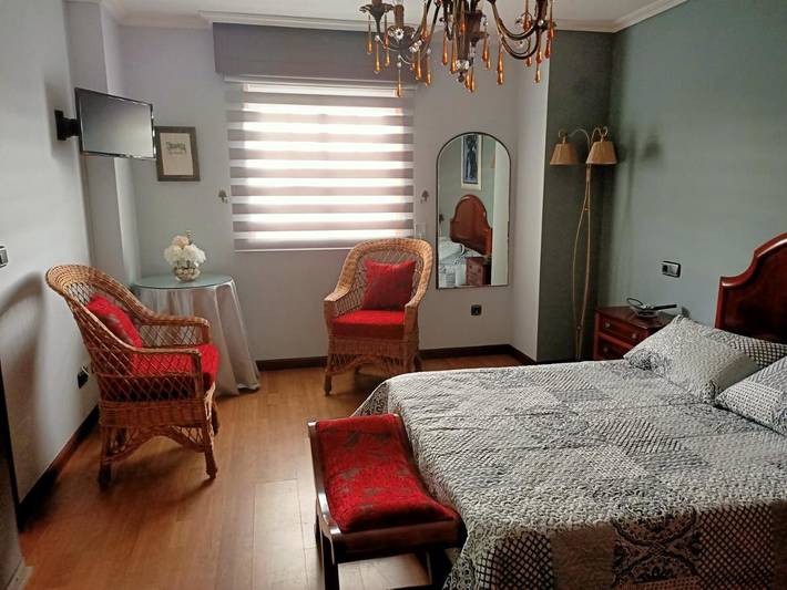 Apartamento para 3 personas, con jardín y vistas en Mugardos