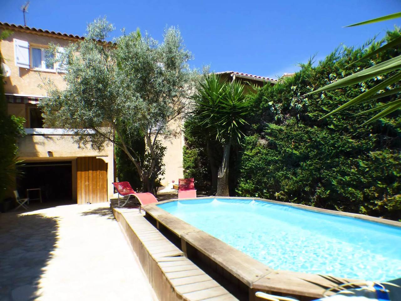 Villa 3 chambres, piscine chauffée, climatisation, Wifi in Six-Fours-les-Plages, Côte méditerranéenne (France)