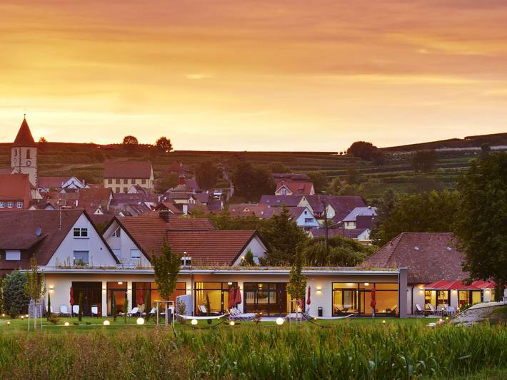 Kreuz-Post Hotel-Restaurant-Spa - Doppelzimmer Standard mit Dusche und Wc in Vogtsburg - Burkheim, Vogtsburg im Kaiserstuhl