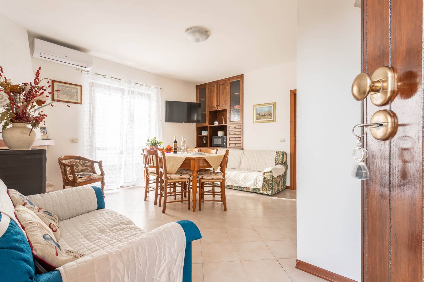 Entire apartment, Apartment "Ambra" with Mountain View & Balcony  in Cinigiano, Grosseto Province