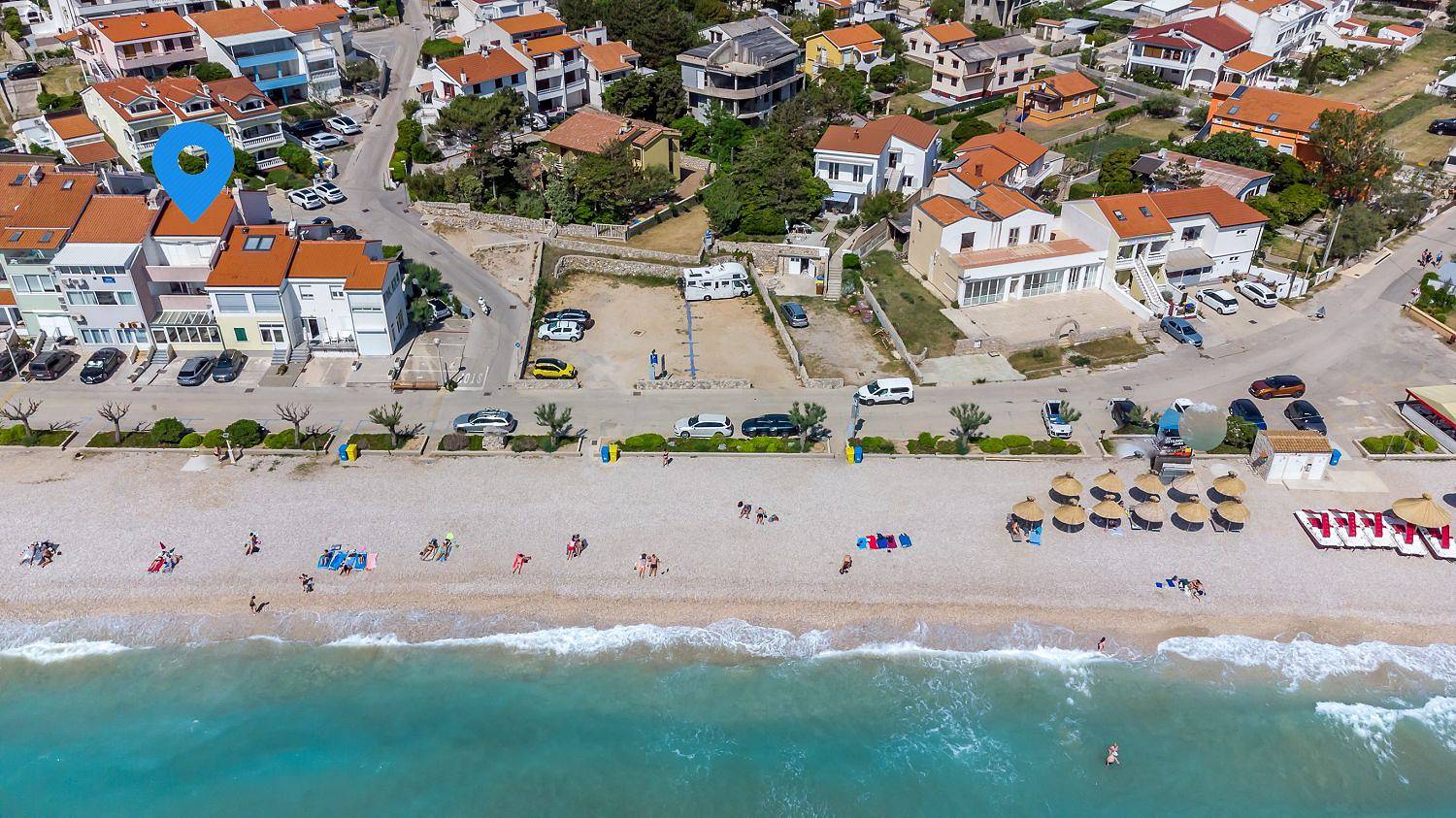 Appartement entier, Direkt an der kristallklaren Adria gelegen in Zarok, Baška