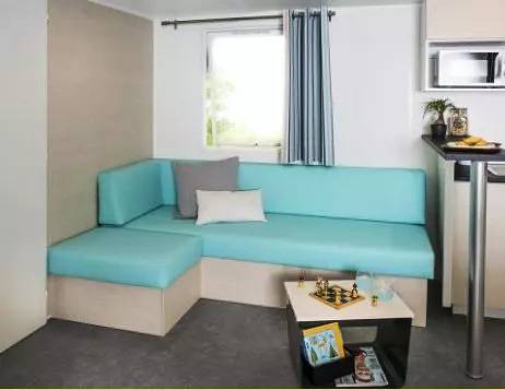 Mobil home pour 6 personnes, avec terrasse, animaux acceptés à Saint-Lunaire - 3