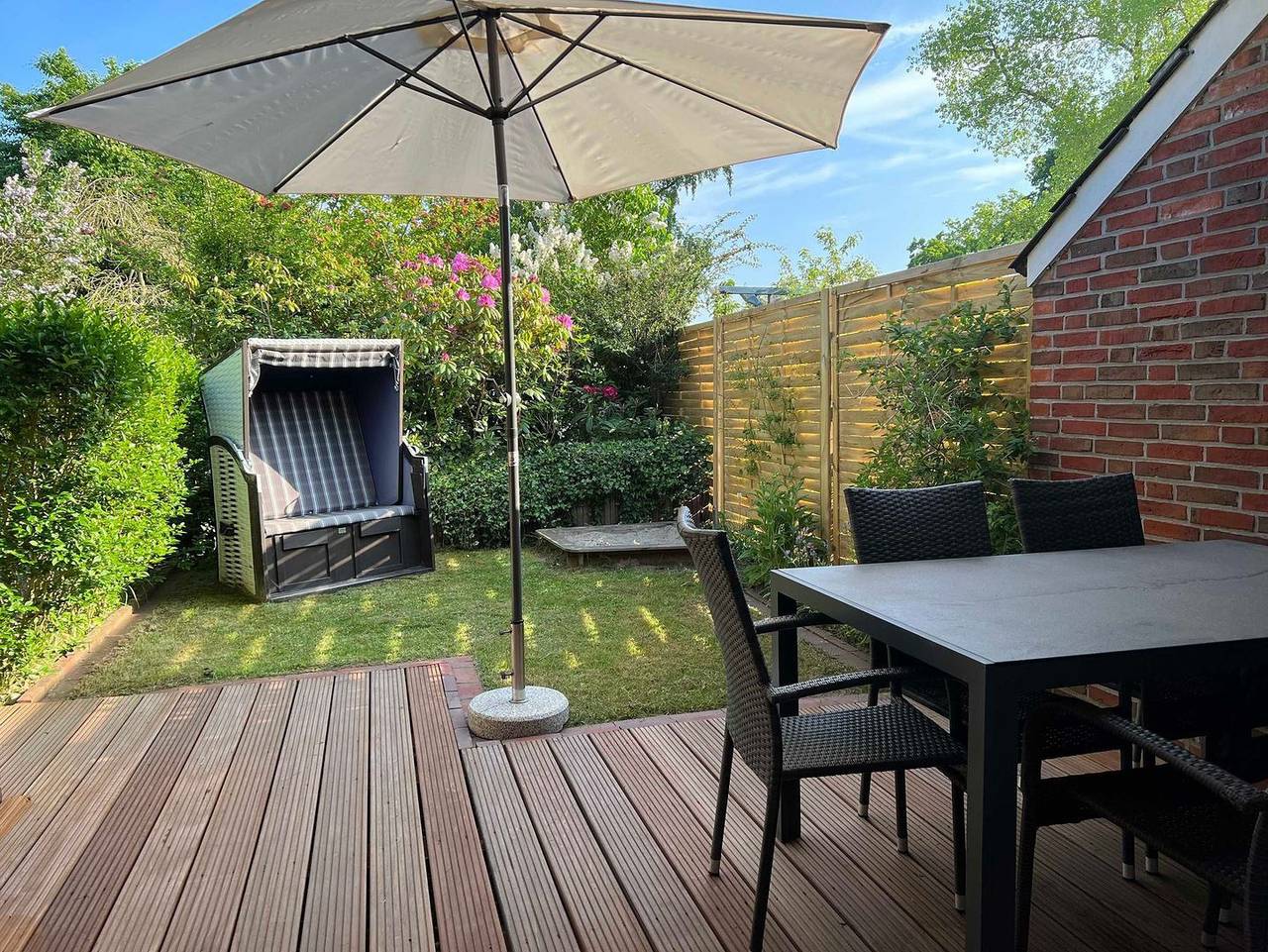 Modernes Ferienhaus Sand & Siel Dangast mit Garten, überdachter Terrasse in Varel, Metropolregion Bremen-Oldenburg