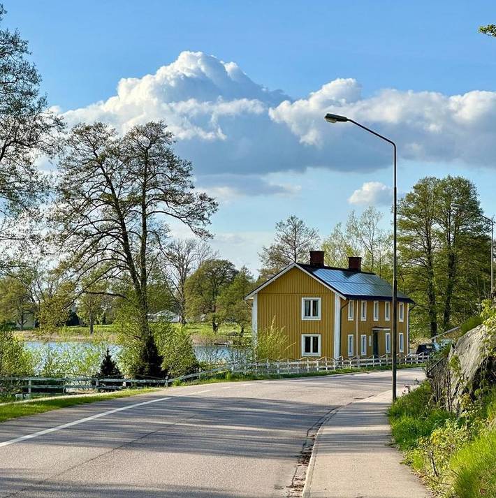 Ferienwohnung für 3 Personen, mit Garten und Ausblick sowie Seeblick am Asnen