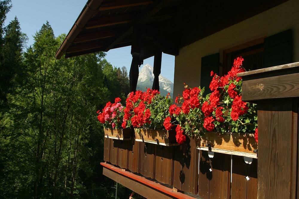 Ganze Wohnung, Ferienwohnung Nr. 1 für 1-2 Pers., 40 m², Sz, Wohnküche, Balkon, Schlafsofa in Bischofswiesen, Berchtesgadener Alpen