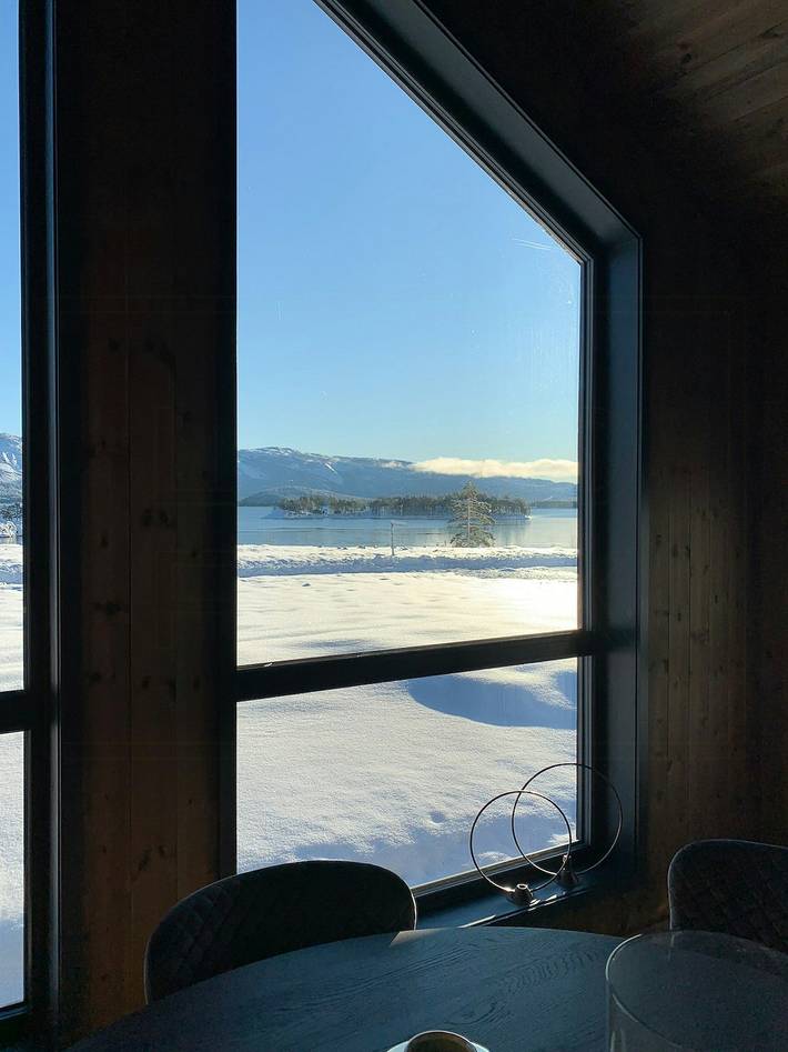 Moderne Hütte mit Panoramablick bei Nissedal in Nissedal