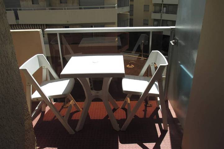 Gîte pour 4 personnes, avec Balcon dans Plage Beau Rivage Saint Raphael