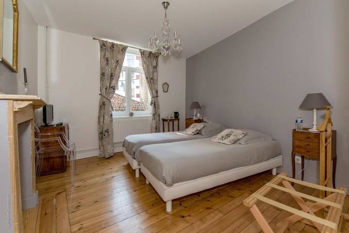 Chambre d’hôte pour 2 personnes, avec Terrasse ainsi que Jardin et Vue