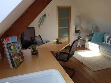 Gîte pour 2 personnes, avec jardin à Saint-Pierre-d'Arthéglise