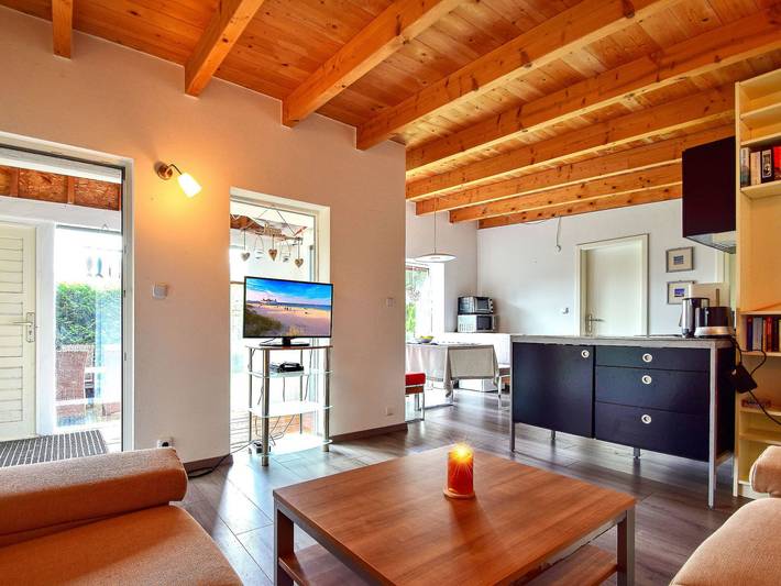 Bungalow für 6 Personen, mit Terrasse und Garten