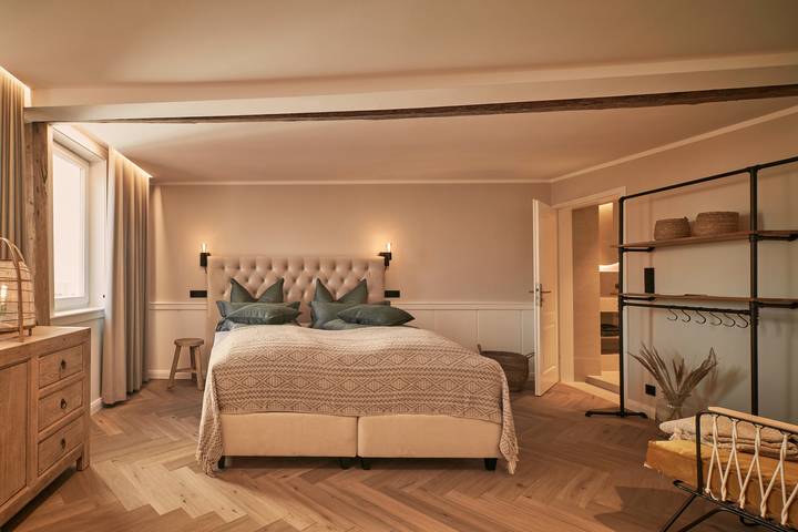 Ferienwohnung für 2 Personen, mit Balkon und Sauna, mit Haustier