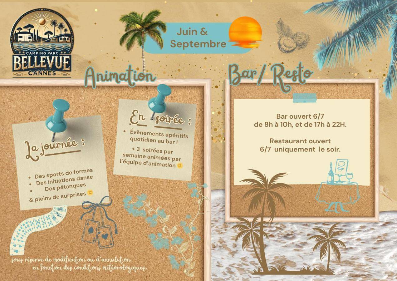 Camping Parc Bellevue in La Bocca, Cannes