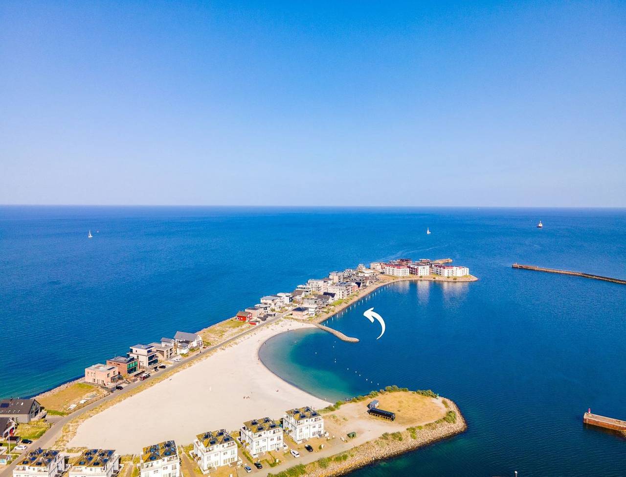 Ostsee-Ferienhaus 'Strandliebe' - Strandnah mit Meerblick-Sauna und Badewanne in Olpenitz, Kappeln