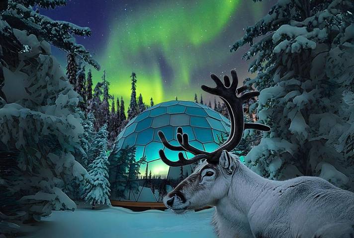 Chalet für 4 Personen, mit Sauna und Garten sowie Whirlpool, kinderfreundlich in Lappland (Schweden) - 2