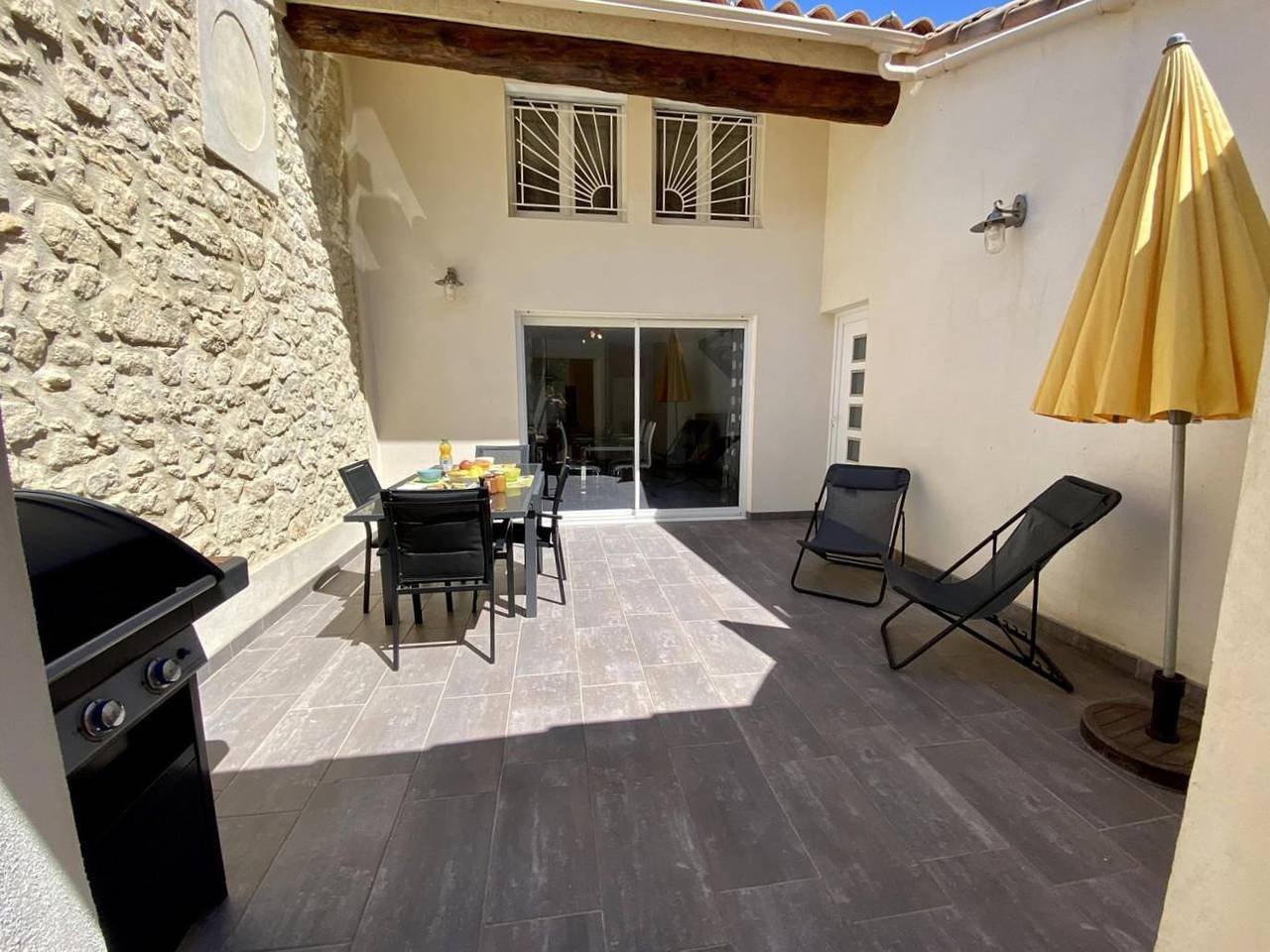 Le Patio in Roquefort-des-Corbières, Mittelmeerküste (Frankreich)