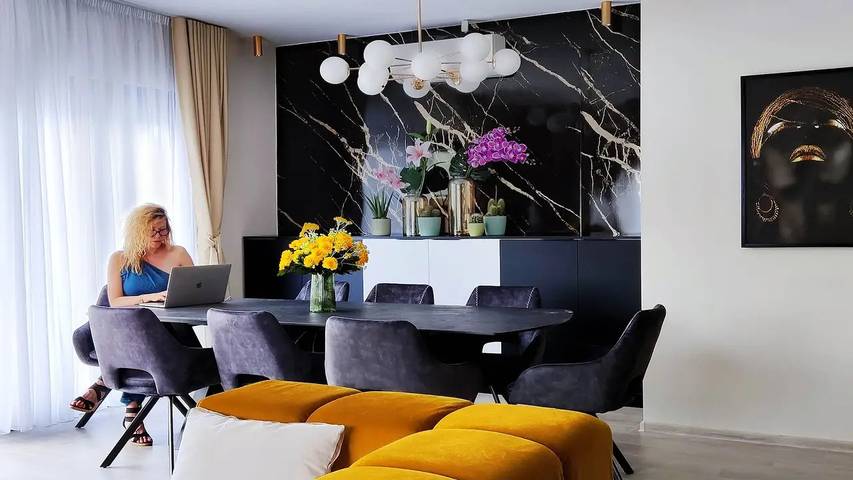 Villa pour 9 personnes, avec Balcon ainsi que Terrasse et Piscine à Srebreno - 3
