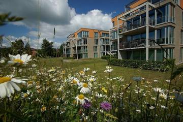 Ferienwohnung für 2 Personen, mit Balkon und Garten in Travemünde