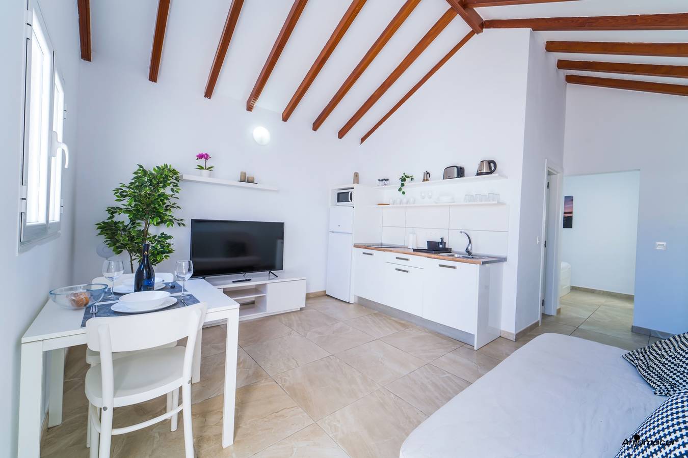 Appartement de vacances entier, Appartement une chambre avec terrasse. in Tahiche, Teguise