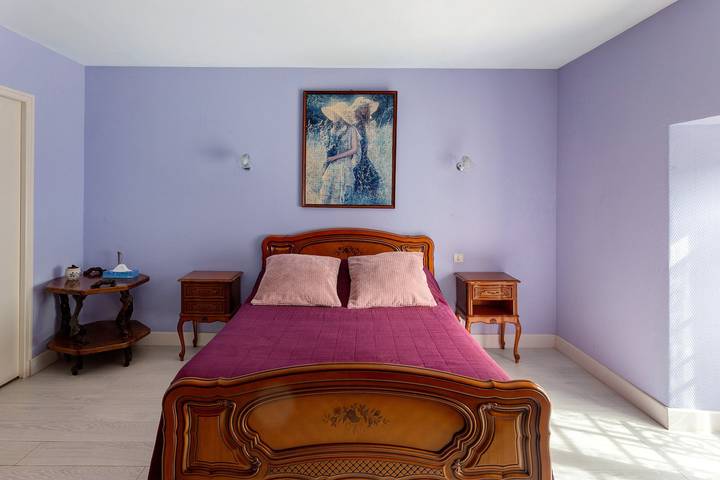 Chambre d'hôtes 'Lavande 4 Personnes' avec piscine partagée, terrasse partagée et Wi-Fi in Segonzac, Charente