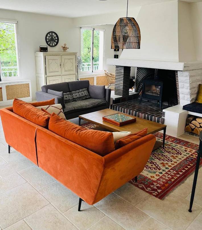 Maison de vacances pour 10 personnes, avec vue ainsi que piscine et jardin, animaux acceptés