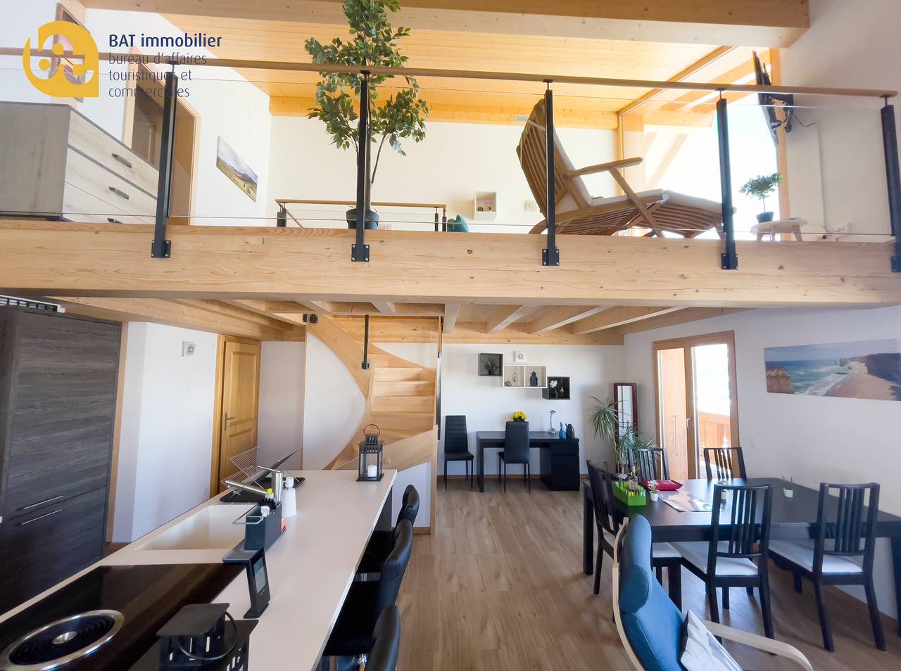 Ganze Wohnung, Cornalin n° 174, neue Wohnung mit Panoramablick in Mont-Noble, Walliser Alpen