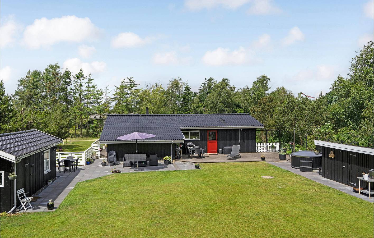 Ferienhaus für 6 Personen mit Terrasse in Stauning, Ringkøbing Fjord