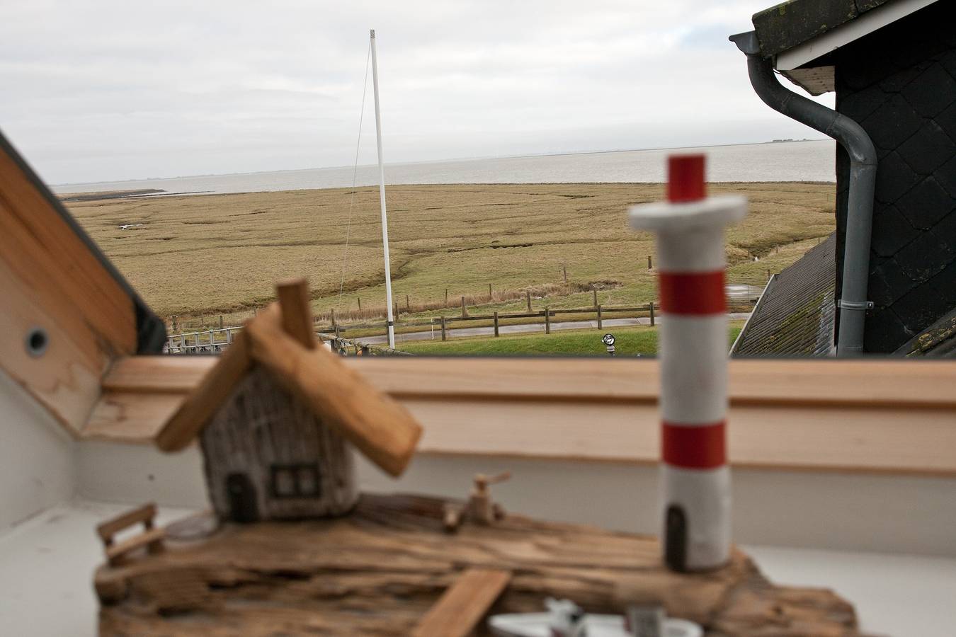 Hel leilighet, Apartment 'Ferienwohnung Habel' with Sea View, Shared Terrace and Wi-Fi in Langeneß, Hallig