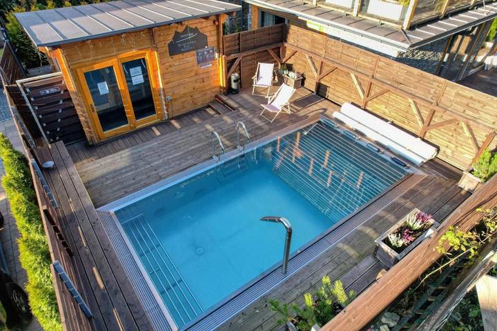 Apartament wakacyjny dla 4 osób, z sauna i taras oraz basen - 1