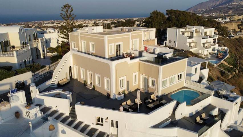 Maison d’hôte pour 3 personnes, avec vue ainsi que balcon et piscine à Thera - 4