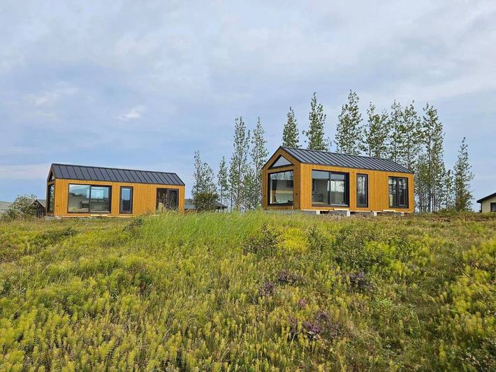 Ferienhaus für 5 Personen, mit Garten und Ausblick sowie Pool, mit Haustier in Island - 4