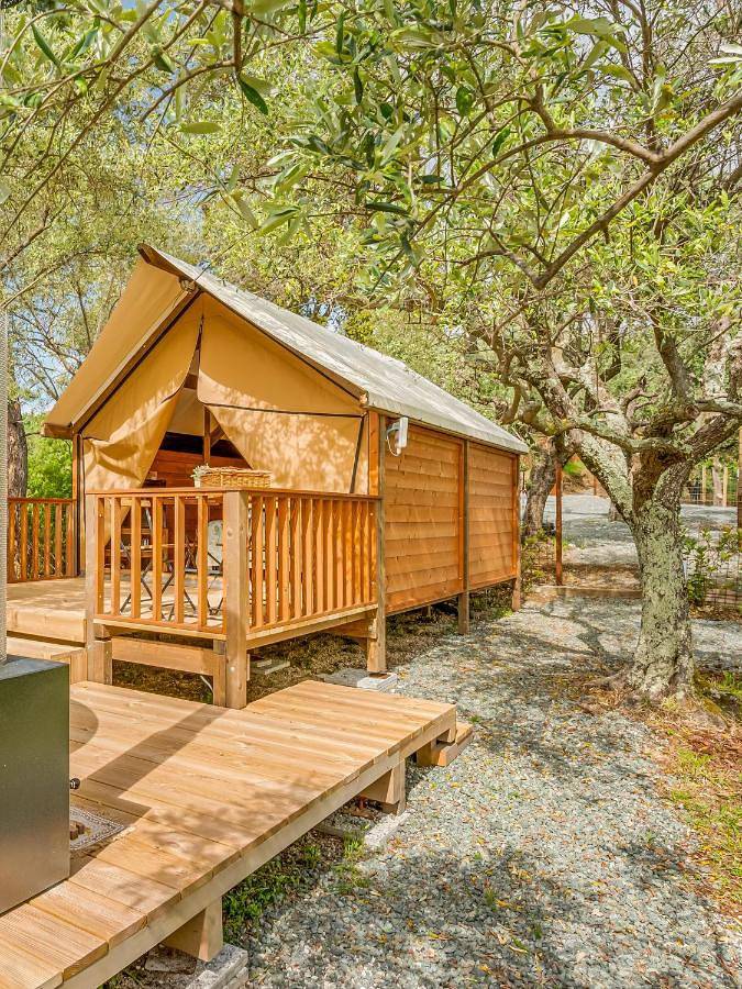 Camping für 2 Personen, mit Ausblick und Garten sowie Terrasse, mit Haustier in Ligurien - 4