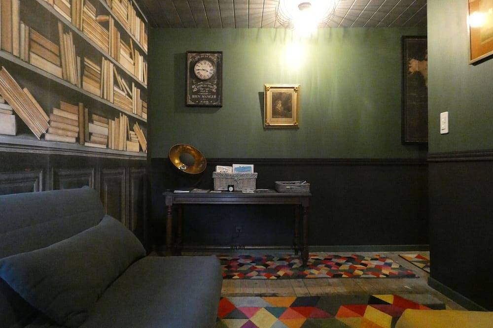 Habitación retro-chic con camas king-size en Janville-en-Beauce in Janville (Eure-et-Loir), Región de Chartres