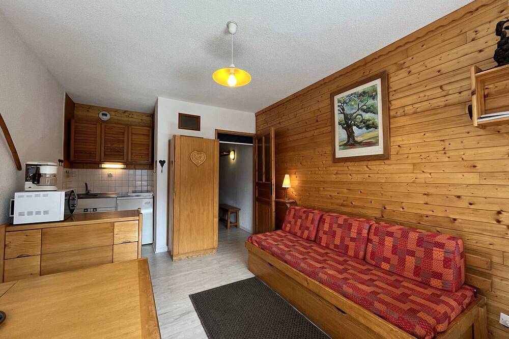 Ganze Wohnung, Studio für 4 Personen mit Balkon in Plan Peisey in Vanoise-Massiv