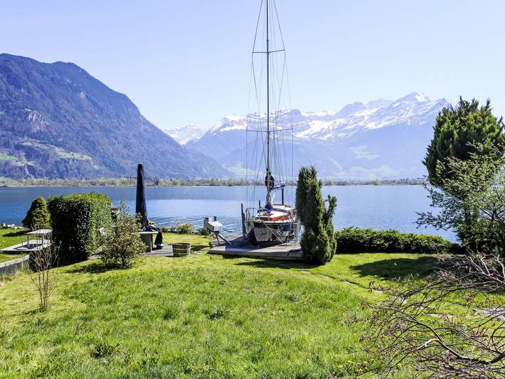 Ferienwohnung für 4 Personen, mit Garten und Terrasse sowie Seeblick, mit Haustier - 1