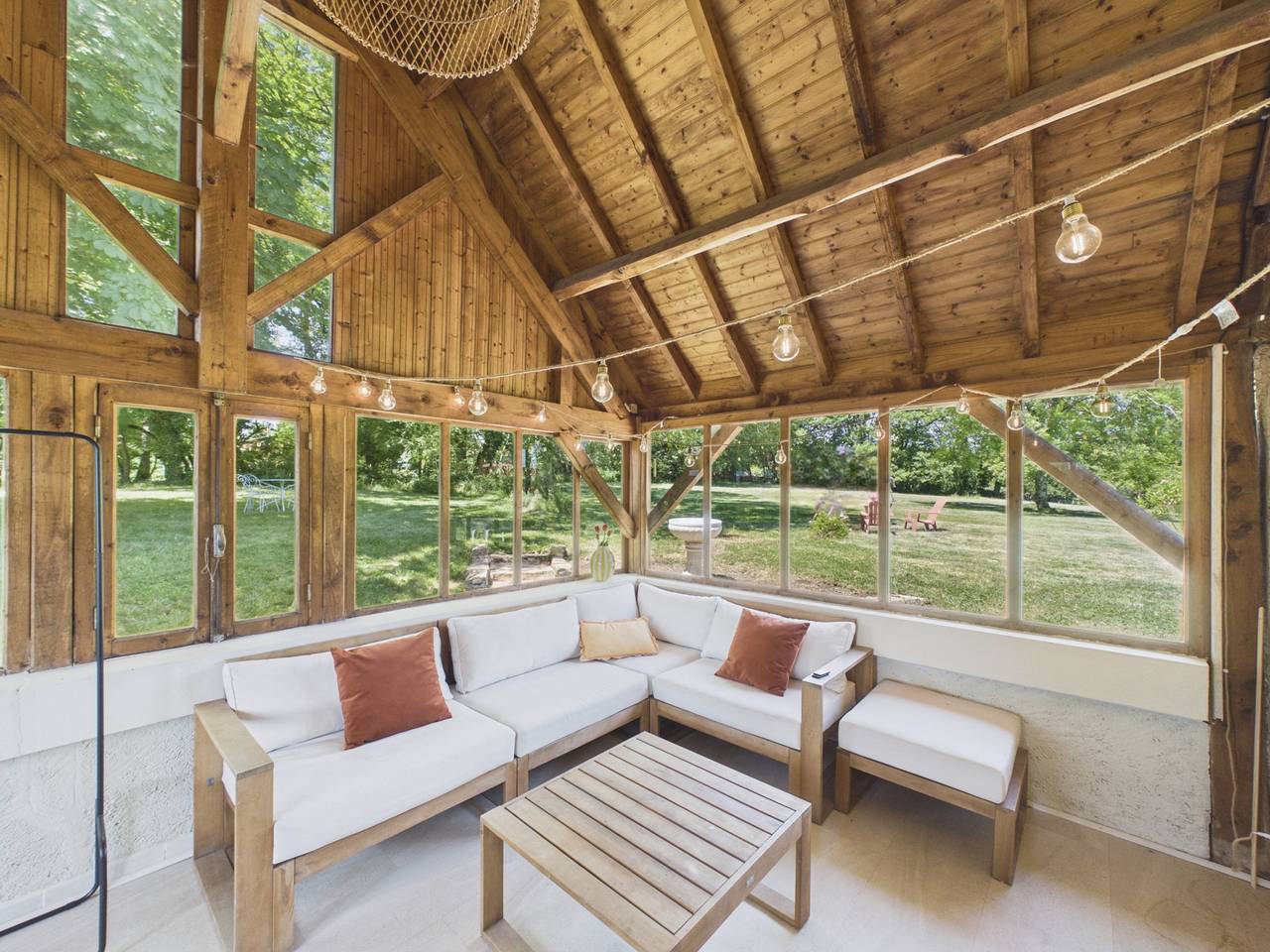 Casa para 6 personas:  Jardín y terraza in Rouffignac-Saint-Cernin-de-Reilhac, Périgord Noir