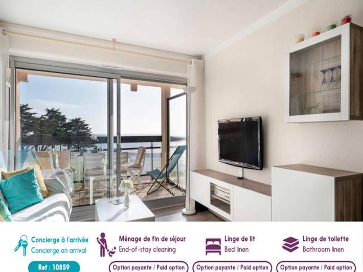 Gîte pour 4 personnes, avec balcon, adapté aux familles dans Plage de La Birochère - 2