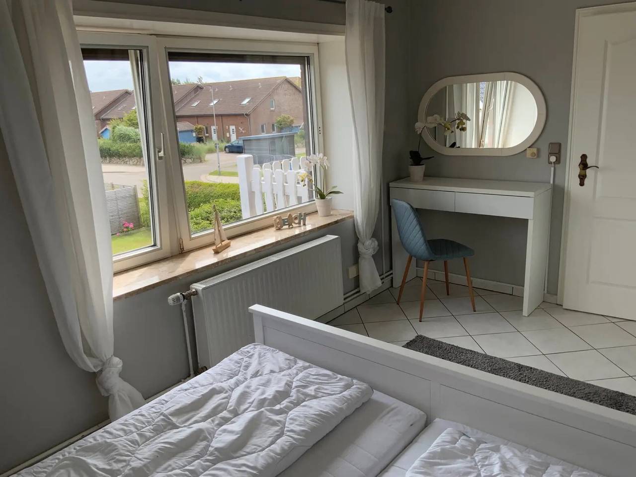 Ganze Wohnung, Apartment 'Diekbude No 53' mit Gemeinschaftsgarten, Balkon und Wlan in Friedrichskoog-Spitze, Friedrichskoog