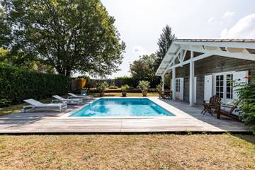 Studio pour 3 personnes, avec jardin en Gironde