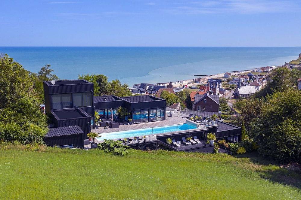 La Villa Quartz, piscine, vue panoramique sur mer in Varengeville-sur-Mer, Région de Dieppe