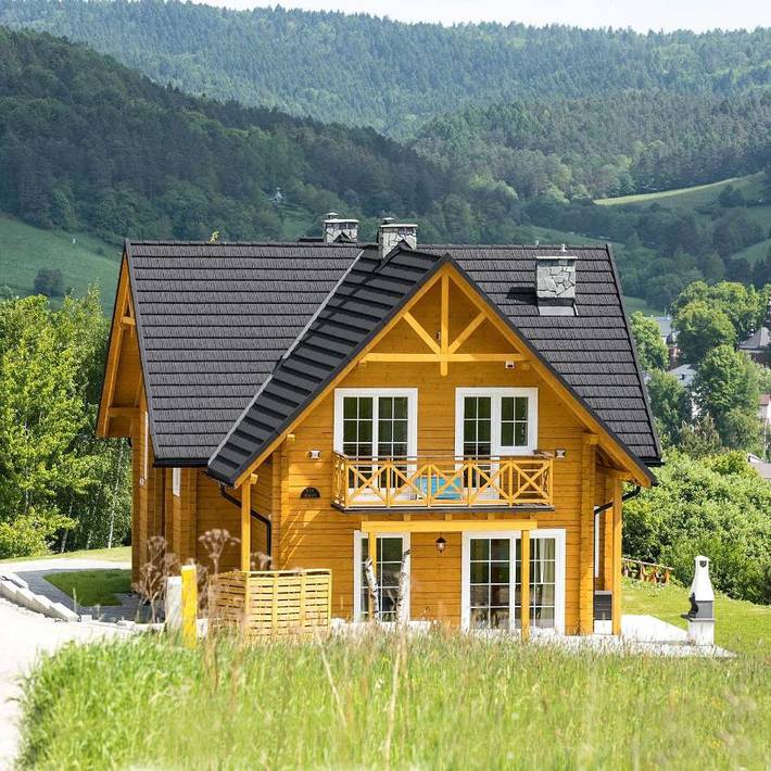 Dom dla 8 osób, z ogród i widok oraz sauna, zwierzęta dozwolone w Krynica-Zdrój