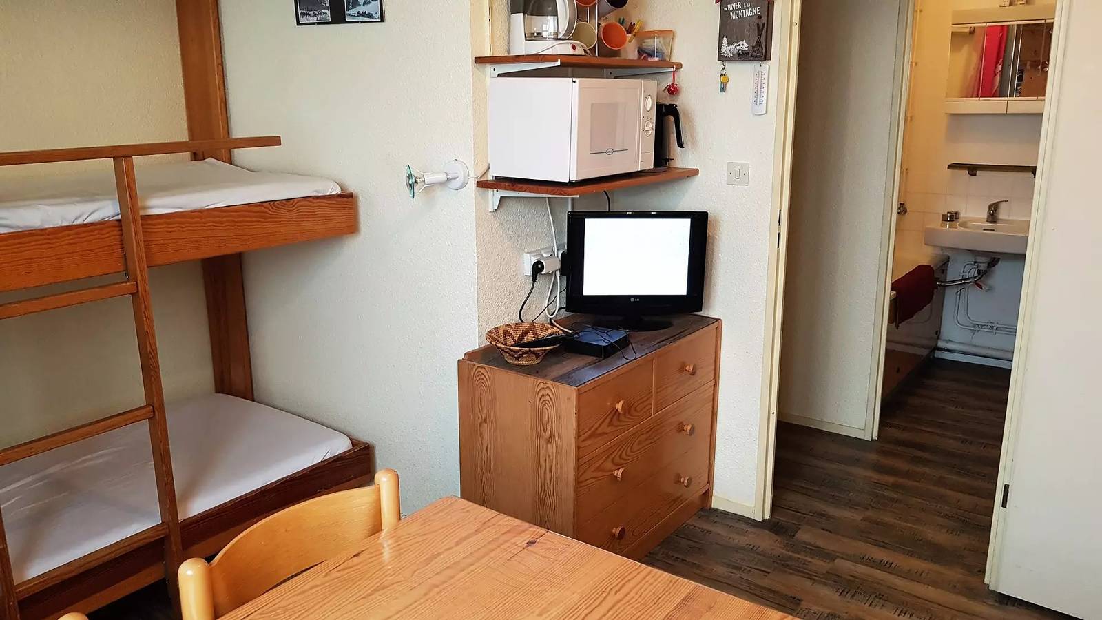 Studio entier, Studio pour 3 Personnes in La Ferrière, Le Pleynet Les Sept Laux