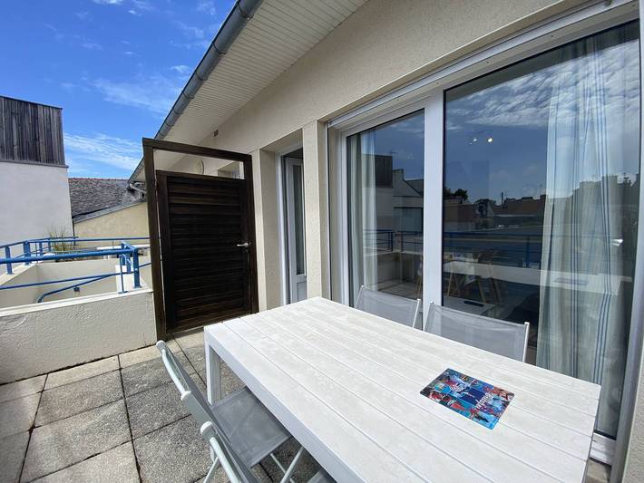 Appartement de vacances pour 4 personnes, avec Terrasse dans Plage Saint-Guirec