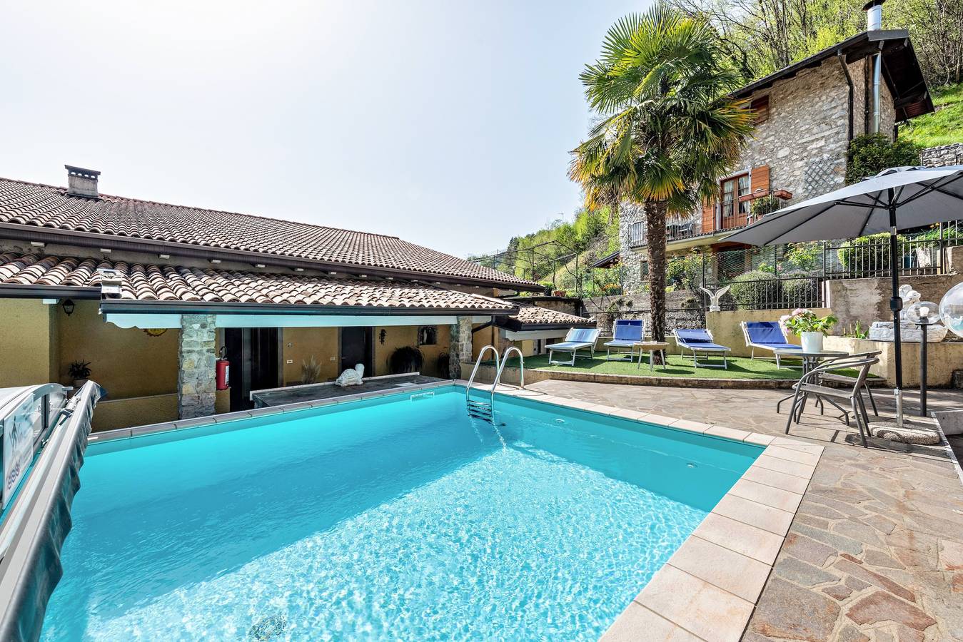 Appartamento intero, Appartamento rustico "Residence Tatiana B2" con piscina, terrazza in Tremosine, Prealpi Gardesane