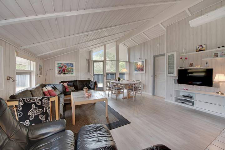 Ferienhaus mit Meerblick für 6 Personen, mit Terrasse und Balkon/Terrasse sowie Sauna, mit Haustier in Henne Strand - 4