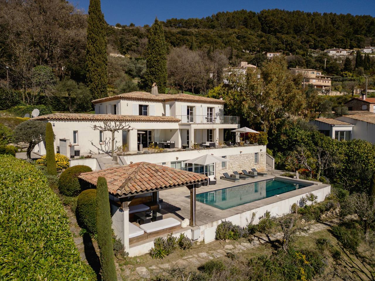 Villa con vistas panorámicas a Cannes in Spéracèdes, Costa mediterránea (Francia)