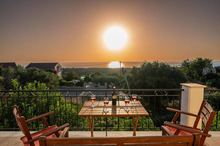 Maison d’hôte pour 4 personnes, avec terrasse et vue à Céphalonie